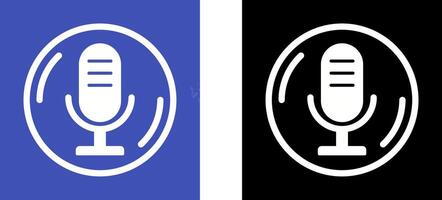 Microphone Icon Design vector