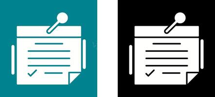 Note Icon Design vector