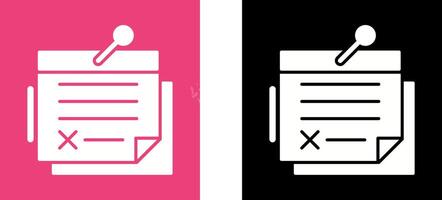 Note Icon Design vector