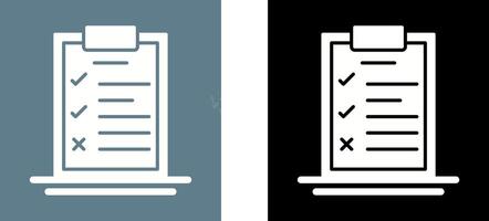 Checklist Icon Design vector