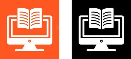 Digital Learning Icon Design vector