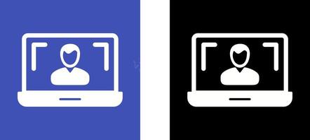 Online Lesson Icon Design vector