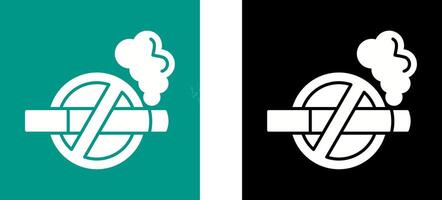 No Tobacco Icon Design vector