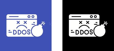 Ddos Icon Design vector