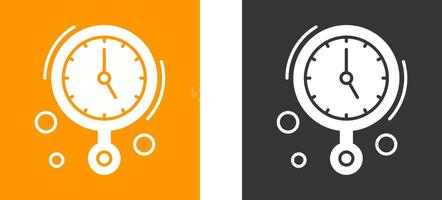 Wall Clock Icon Design vector