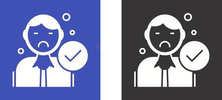 Rejected Icon Design vector