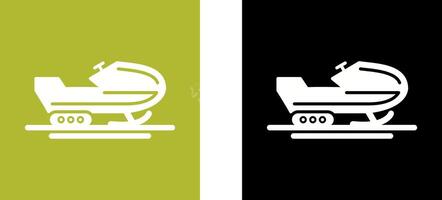 Snowmobile Icon Design vector