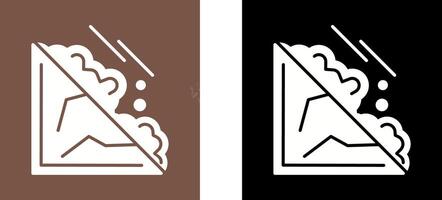 Avalanche Icon Design vector