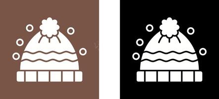 diseño de icono de sombrero de invierno vector