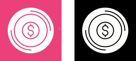 Coin Icon Design vector