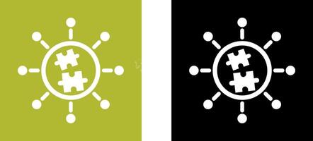 Puzzle Icon Design vector