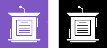 Podium Icon Design vector