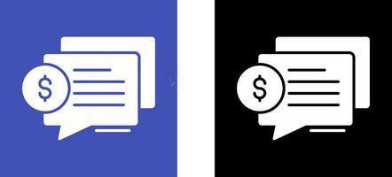 Dialog Icon Design vector