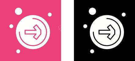 Right Arrow Icon Design vector