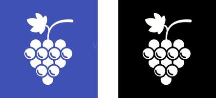 Grapes Icon Design vector