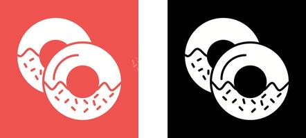 Doughnut Icon Design vector