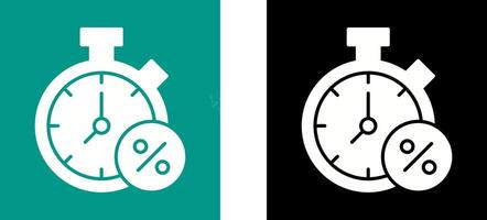 Timer Icon Design vector
