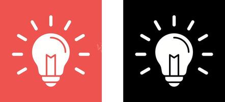 Light Bulb Icon Design vector