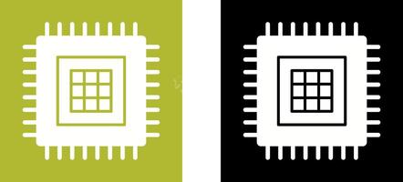 Processor Icon Design vector