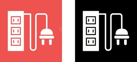 Power Socket Icon Design vector
