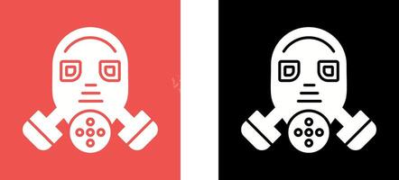 Gas Mask Icon Design vector