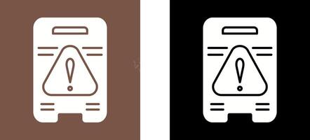 Caution Sign Icon Design vector