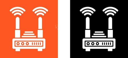Router Icon Design vector