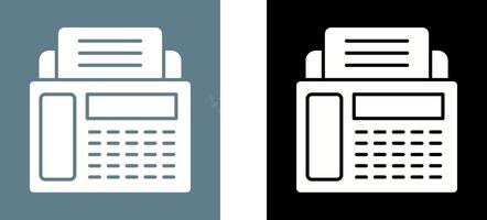 Fax Machine Icon Design vector