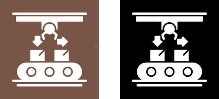 Coneyor Icon Design vector
