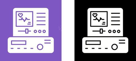 Electrocardiogram Icon Design vector