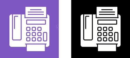 fax Machine Icon Design vector