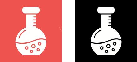 Flask Icon Design vector