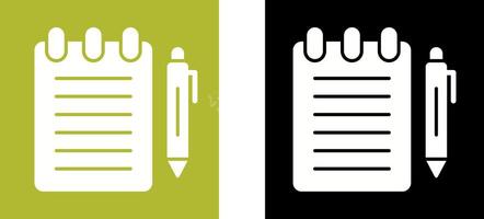 Notepad Icon Design vector