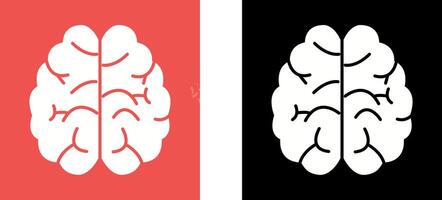 diseño de icono de cerebro vector