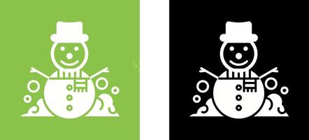 Snowman Icon Design vector