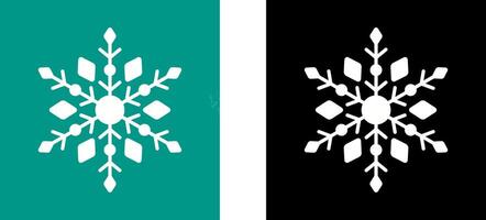 diseño de icono de copo de nieve vector