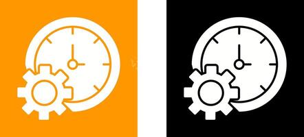 Time Setting Icon Design vector