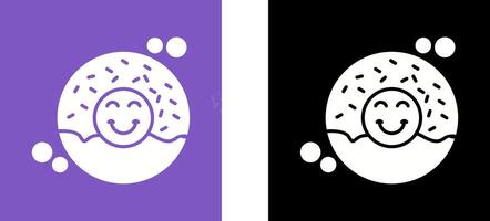 diseño de icono de donut vector