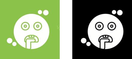 Drooling Icon Design vector