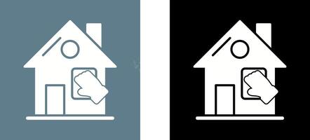 diseño de icono de limpieza de casa vector