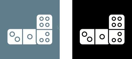 Domino Icon Design vector