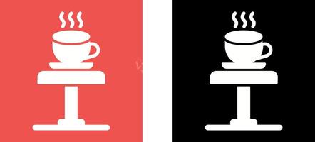 Coffee Table Icon Design vector