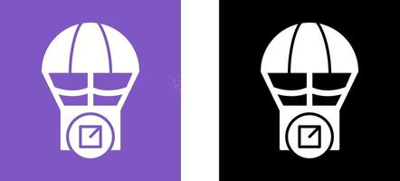Parachute Icon Design vector