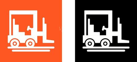 Forklift Icon Design vector