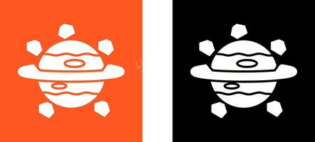 Saturn Icon Design vector