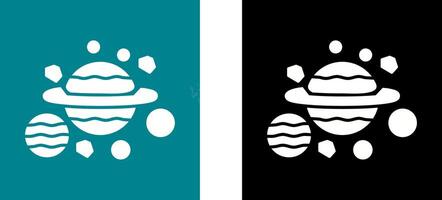 Planets Icon Design vector