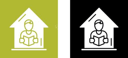 Home Learning Icon Design vector