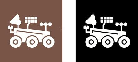 Mars Rover Icon Design vector