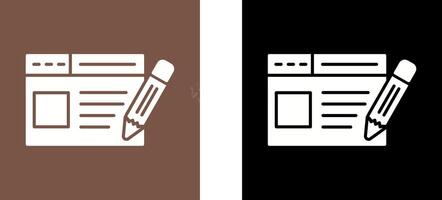 Web Page Icon Design vector