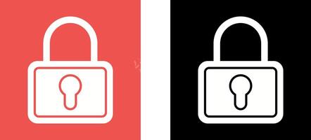 Lock Icon Design vector